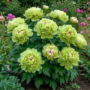 Пион Зеленые Бобы купить по цене от 610р. в интернет-магазине «Посадика» с доставкой почтой в в Дубнае и по всей России – [изображение №1].